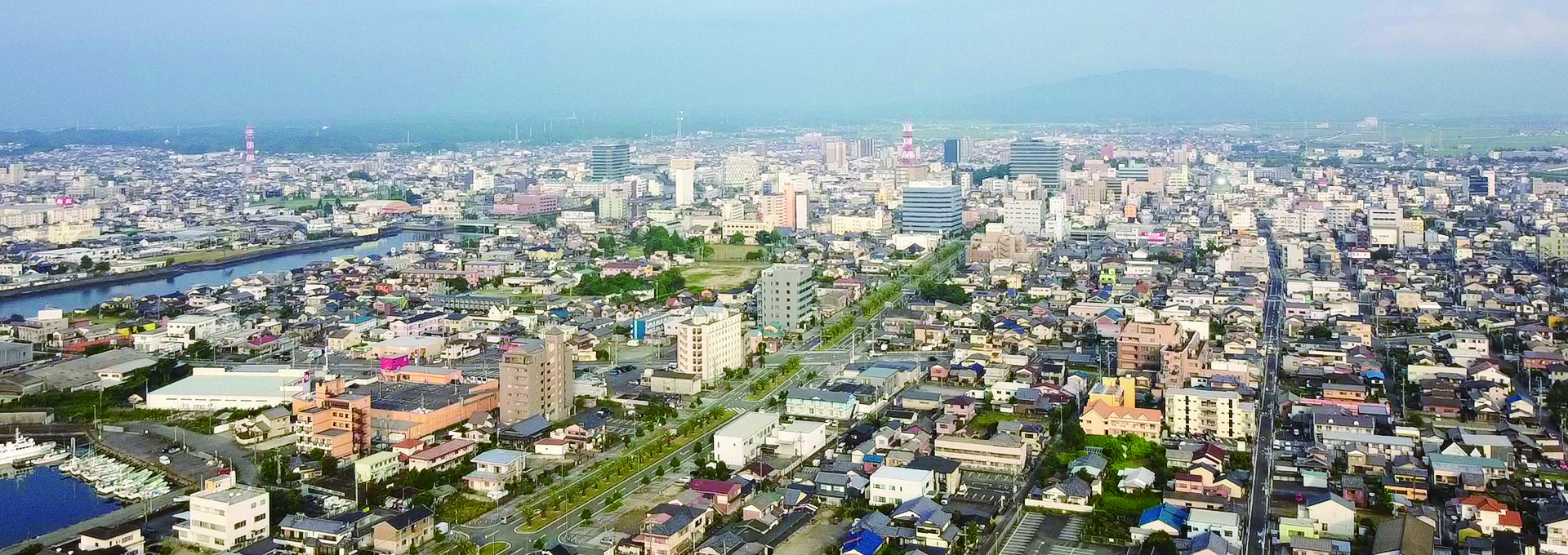 三重県津市の航空写真